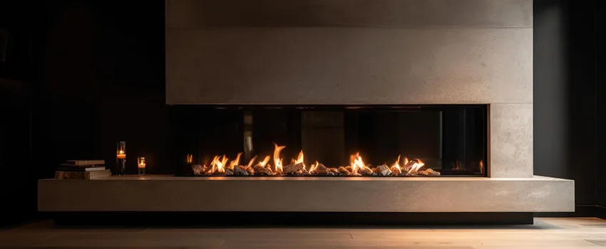 Gas Fireplace Ember Bed Design Services in Park Ridge, Illinois