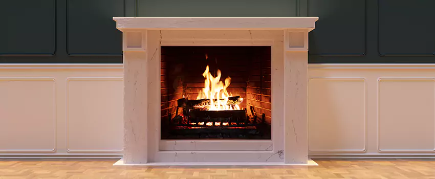 Open Flame Wood-Burning Fireplace Installation Services in Park Ridge, Illinois